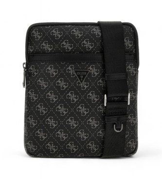 Guess para hombre. HMEVZLP2223 Mini bandolera Vezzola smart negro (OSFA), Casual, Poliuretano