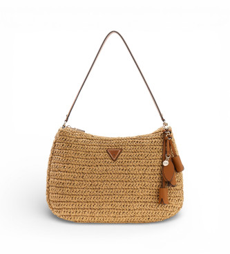 Guess för kvinnor. HWWG9923010 Ofelia Hobo beige handväska (OSFA), Casual, Tidning