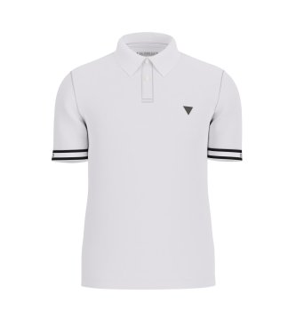 Guess para hombre. M6GP60K3076 Polo Lyle Ss (S), Blanco, Casual, Algodón, Manga corta