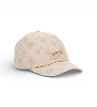 Guess para mujer. AW5502POL01 Gorra Peony beige (OSFA), Casual, Poliéster