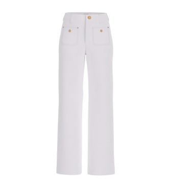 Pantalón Sailow Wide Leg blanco (32), Casual, Algodón