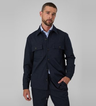 Overshirt Drifter i bonded trikå