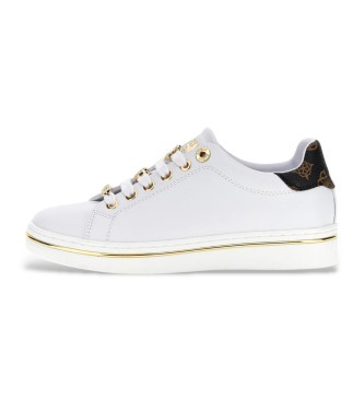 Guessvoor vrouwen. FLPSTAELE12 Trainers Stasey wit (40), Plat, Veters, Casual