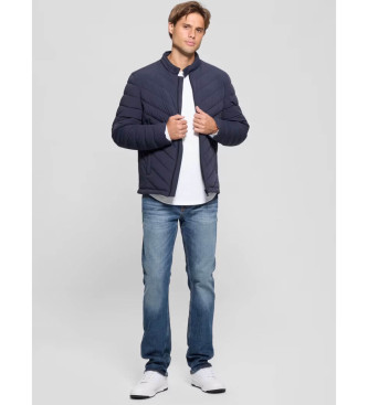 Guess para hombre. M4YL05WG9O2 Chaqueta Nylon marino (L), Casual, Poliamida