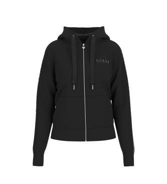 Guess para mujer. W6RQ12KBYE2 Sudadera New Scuba negro (M), Casual, Poliéster