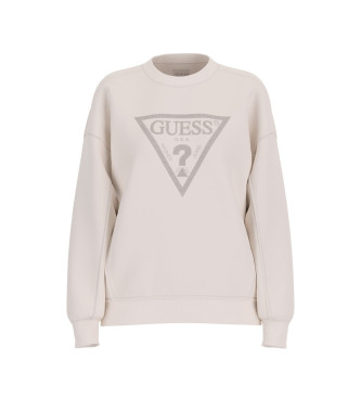 Guess para mujer. W6RQ16KB681 Sudadera Triange CN Studs beige (L), Casual, Algodón