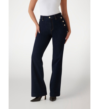 Guess para mujer. W5RA0PD5PW1 Vaqueros chinos New Faye marino (26), Casual, Algodón, Denim