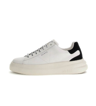 Guess para hombre. FMPVIBSUE12 Zapatillas Elba blanco (45), Plano, Cordones, Casual