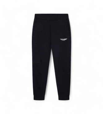 Hackett London para niño. HK580890 Pantalón Jogger Storm negro (15Años= 170cm), Casual, Algodón, moda infantil