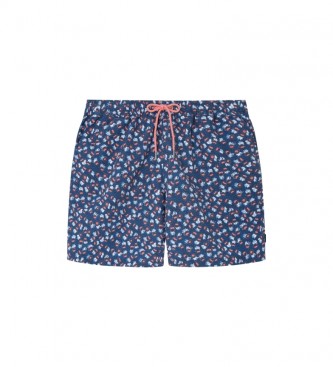 Hackett London para hombre. HMB10016 Bañador Jellyfish marino (L), Beachwear, Nylon