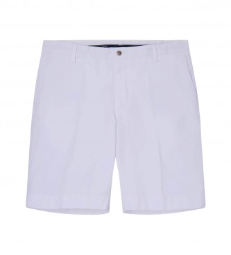Hackett Londonvoor mannen. HM801256 Bermuda Kensington wit (32), Casual, Katoen