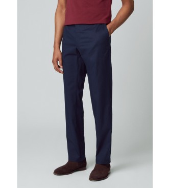Hackett London para hombre. HM212484 Pantalón Chino Sanderson marino (31/32), Casual, Lyocell
