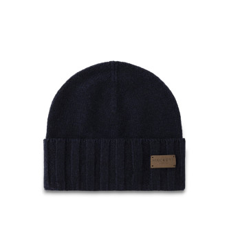 Hackett London para hombre. HM0400012 Gorro Cachemir marino (OSFA), Casual