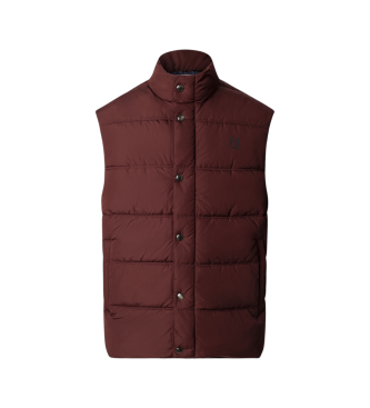 Hackett London para hombre. HM4000050 Chaleco Heritage burdeos (S), Clásico, Poliéster