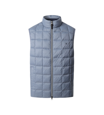 Hackett London para hombre. HM4000089 Chaleco Ultra azul (L), Casual, Nylon