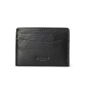 Hackett London para hombre. HM413574 Tarjetera Colour negro (OSFA), Casual, Piel