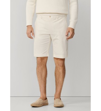 Hackett London para hombre. HM8000016 Short Core San blanco (36), Casual, Algodón