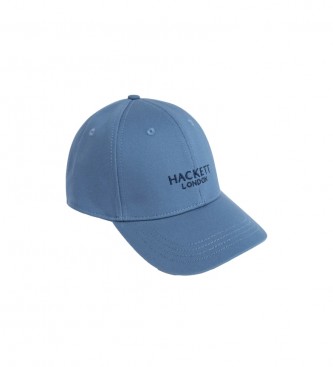 Hackett London para niño. HK001389 Gorra Essential Baseball azul (OSFA), Casual, Algodón, moda infantil