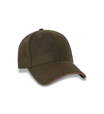 Hackett London para hombre. HM0400034 Gorra Frannel verde (OSFA), Casual, Poliéster