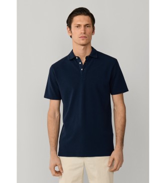Imagen Hackett London para hombre. HM5600124 Polo Piqué marino (XXL), Casual, Algodón, Manga corta