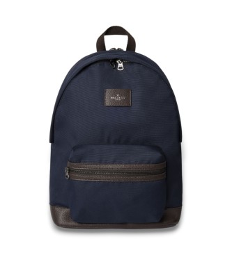 Hackett London para hombre. HM413632 Mochila de lona Hemsby marino (OSFA), Casual, Poliéster