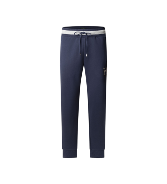 Hackett London para hombre. HM5800019 Pantalón Jogger Heritage H azul (S), Casual, Poliéster