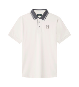 Hackett London Polo fit clásico Heritage blanco