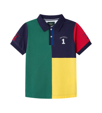 Hackett London para niño. HK561598 Polo fit clásico Heritage multicolor (7años= 122cm), Casual, Algodón, Manga corta, moda infantil
