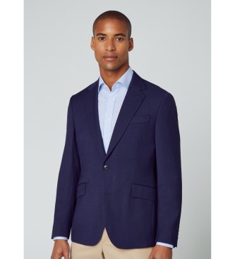 Hackett London para hombre. HM443247 Americana Hpsack marino (40/32), Casual, Fiesta, Clásico, Poliéster, Manga larga