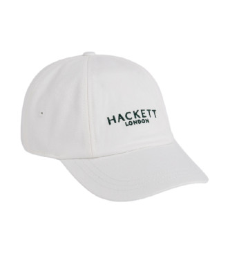 Hackett London para hombre. HM042534 Gorra Hrtage Hkt Logo blanco (OSFA), Casual, Algodón, Clásico