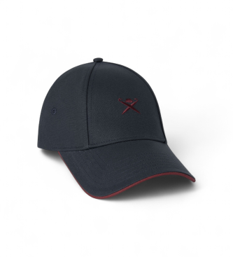 Hackett London para hombre. HM0400047 Gorra Brolly marino (OSFA), Casual, Algodón