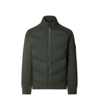 Hackett London para hombre. HM5800032 Chaqueta Sonic Hybrid verde (M), Casual, Algodón