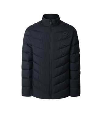 Hackett London para hombre. HM4000069 Abrigo HS Sonic JKT marino (XL), Casual, Poliéster