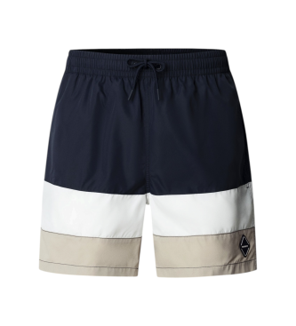 Hackett London para hombre. HMB100036 Bañador Colour Block marino (S), Beachwear, Poliéster Reciclado