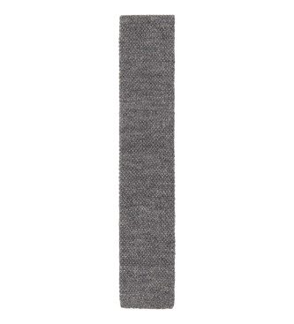 Hackett para homem. Gravata de seda Malha Marl seda cinzenta