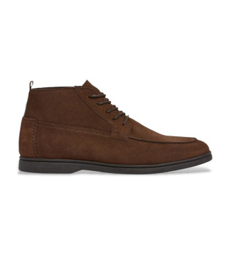 Hackett London para hombre. HMS200020 Botines de Piel Martin Explorer marrón (41), Plano, Cordones, Casual