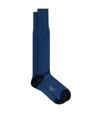 Hackett London para hombre. HMU30046 Calcetines Largos azul (M-L), Homewear, Algodón