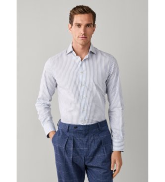 Hackett London Camisa Wide Stripe azul