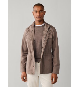 Hackett London Chaqueta De algodón beige