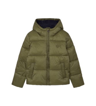 Hackett London para niño. HK401011 Chaqueta Essential Puffa verde (11años= 146cm), Casual, Poliamida, moda infantil
