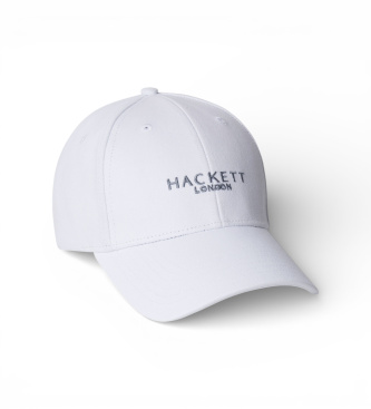 Hackett London para hombre. HM0400074 Gorra Contrast blanco (OSFA), Casual, Algodón
