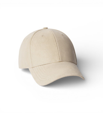 Hackett London para hombre. HM0400033 Gorra de ante beige (OSFA), Casual, Poliéster