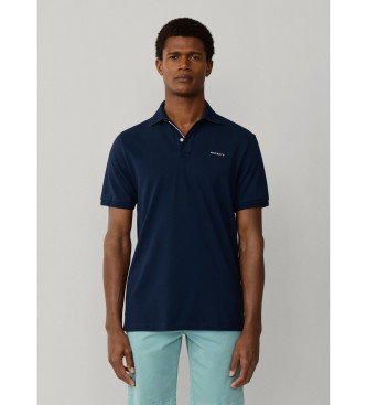 Hackett London para hombre. HM5600146 Polo con Ribete playero fit clásico marino (XXL), Casual, Algodón, Manga corta