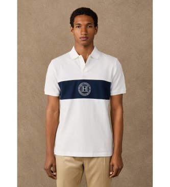 Hackett London Polo H Panel blanco