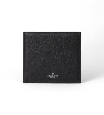 Hackett London para hombre. HM413626 Billetera Luxe negro (OSFA), Casual, Piel