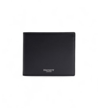 Hackett London para hombre. HM413304 Cartera Bill negro (OSFA), Casual, Piel