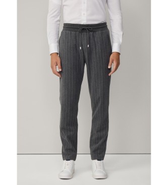 Hackett London para hombre. HM581308 Pantalón jogger gris (XL), Casual, Algodón