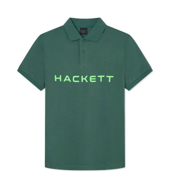 Hackett London para hombre. HM563104 Polo Essential verde (XXL), Casual, Algodón, Manga corta