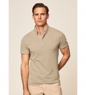 Hackett London para hombre. HM563146 Polo Nautico verde (M), Casual, Algodón, Manga corta