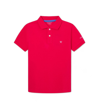 Hackett London para niño. HK561570 Polo Small Logo rojo (9Años= 134cm), Casual, Algodón, Manga corta, moda infantil